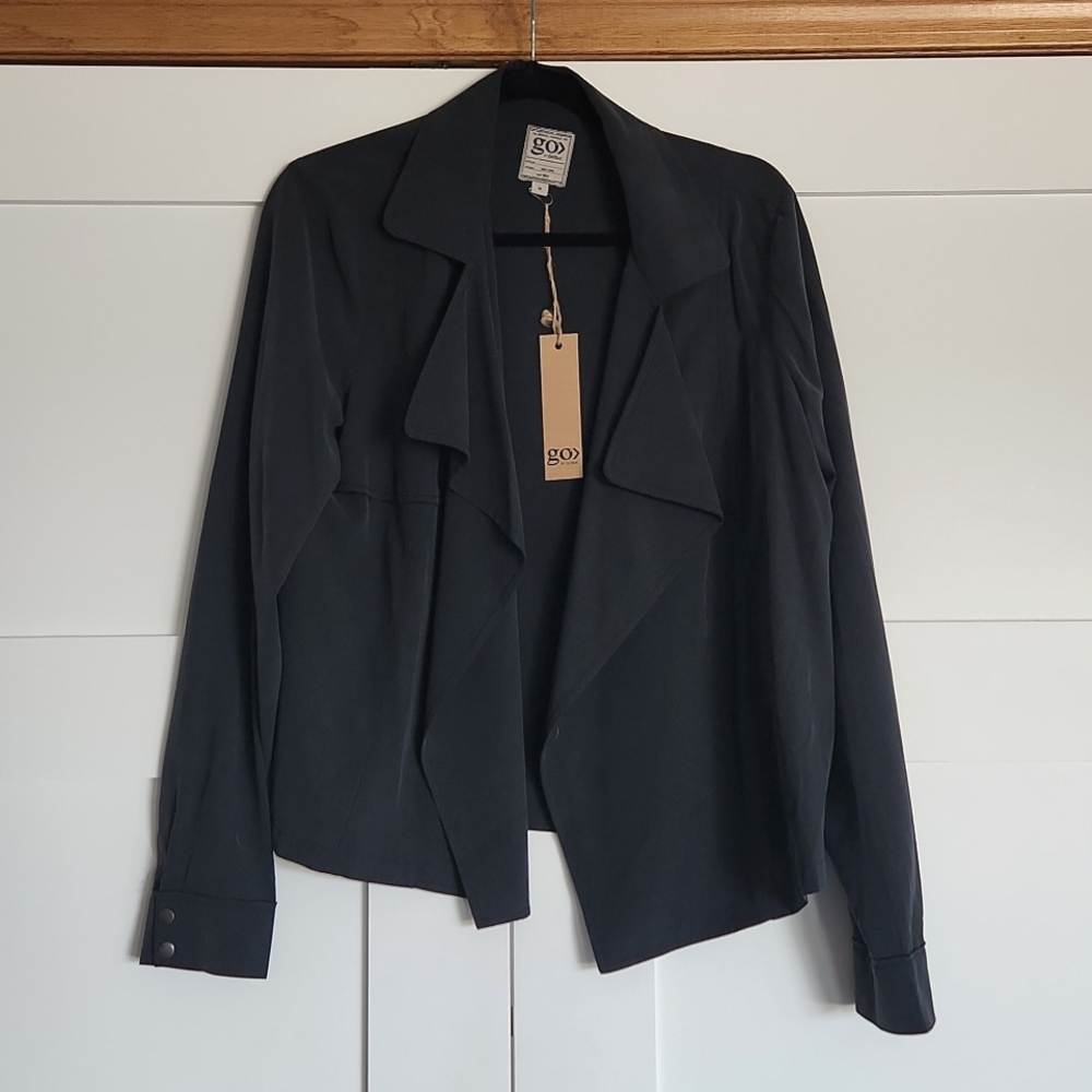 NWT silk shawl jacket